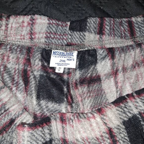 SALE!! NWT- 2XL Mission Ridge Pajama 2 Pc Set Long Sleeve Top Fleece PJ's - Picture 6 of 8